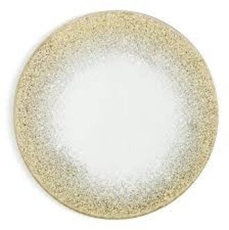 Onderzetter 10cm Goud Glitter