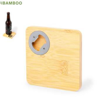 Onderzetter Flesopener Bamboe