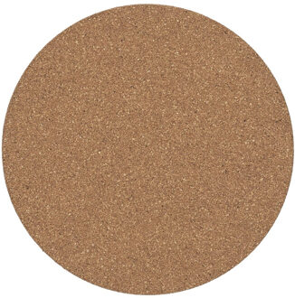 Onderzetter - kurk - rond - D19 cm - voor pannen