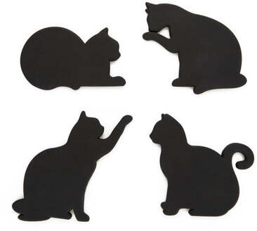 onderzetters Cat set van 4