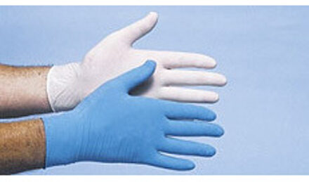 Onderzoekshandschoen Latex Naturel Gepoederd L (100st)