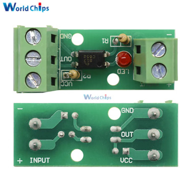One 1 Channel 12V Isolated Board Optocoupler Isolation Module No Din Rail Holder PLC Processors 80KHz PC817 EL817 3000V Voltage