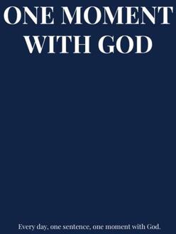 One moment with God - Christian prayer writing book for men, woman, young adults -  Boeken En Cadeaus (ISBN: 9789464923827)