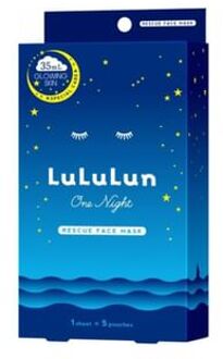 One Night Rescue Face Mask Glowing Skin - 5 pcs