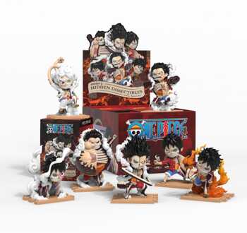 One Piece Blind Box Hidden Dissectibles Series 6 (Luffy Gear's) Display (6)