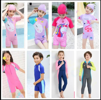 One-Piece Kids Diving Suit long Sleeves Swimsuit girl Child Full Body Wetsuit Keep Warm UV Protection Swimwear boy Surfing suit