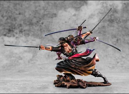 One Piece Portrait Of Pirates Wa-Maximum PVC Figure - Roronoa Zoro (Demon Aura Nine-Sword Style Asura)