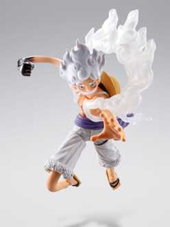 One Piece S.H.Figuarts Action Figure Monkey D. Luffy Gear 5 -Future Island Egghead- 15 cm