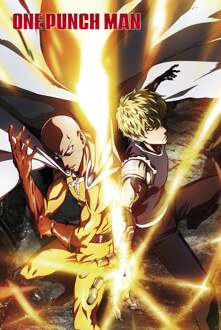 ONE PUNCH MAN - Saitama & Genos - Poster '91x61'