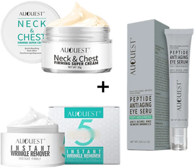 One SET Instant Wrinkle Remover Hyaluronic Acid Anti Aging Anti Firming Neck Chest Cream Eye Cream Spots Moisturing Skin Care