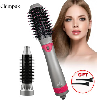 One Step Electric Hot Air Brush Multifunctional Negative Ions Hair Blow Dryer Straightener Brush Smooth Frizz & Ionic Technology