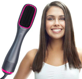 One Step Hair Blow Dryer Hot Air Brush fast Hair Dryer 4 in1 Negative Ions Hair Salon Volumizer Straightener Curler Styler Comb