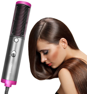 One Step Hair Blow Dryer Hot Air Brush fast Hair Dryer 4 in1 Negative Ions Hair Salon Volumizer Straightener Curler Styler Comb
