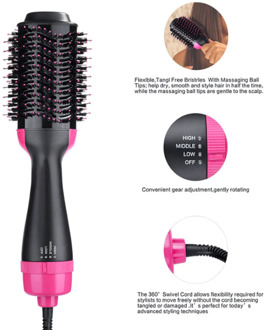 One Step Hair Dryer and Volumizer 3 in 1 Hot Air Brush Professional Blow Dryer Comb Curling Iron Hair Straightener Brush