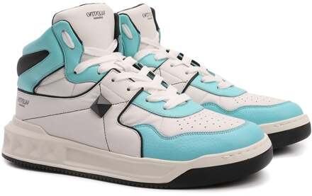 One-Stud Sneakers Wit