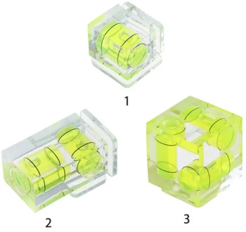 One/Two/Three-Dimensional Bubble Level For Camera Level Adapter For Cameras Measure Tools