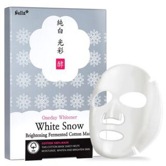 Oneday Whitener White Snow Brightening Fermented Cotton Mask Set 29g x 5pcs