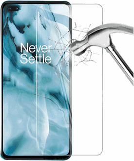 OnePlus Nord Screenprotector van gehard glas - 9H - Doorzichtig
