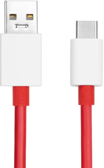 Oneplus USB-A naar USB-C Kabel 100W - 1m - Rood