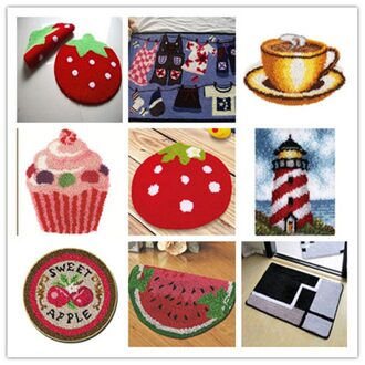 Oneroom Klink Haak Kit Kleed Kussen Kussen Mat Diy Craft Tapijt Kruissteek Handwerk Haken Kleed Borduurwerk