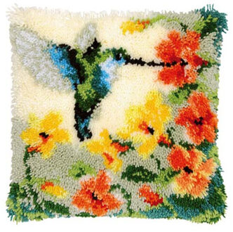 Oneroom Kussen Klink Haak Kit Kussen Mat Diy Craft Vogel 42Cm Door 42Cm Kruissteek Handwerk Haken Kussen borduurwerk BZ743