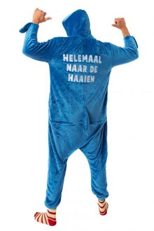 Onesie Helemaal Naar De Haaien Blauw