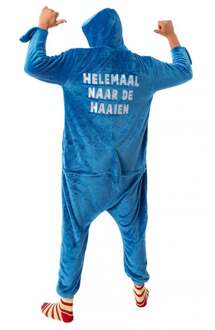 Onesie Helemaal Naar De Haaien Blauw