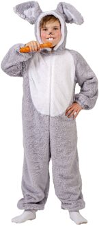 Onesie Konijn Grijs Kind Reese Premium Zilver - Grijs