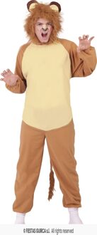 Onesie Leeuw Unisex Bruin - Kastanje