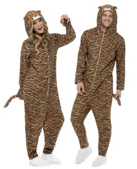 Onesie tijger voor volwassenen 40-50 (m)