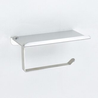 ONEUP Rvs Toiletrolhouder Voor Telefoons Plank Roll Tissue Doos Handdoekenrek Badkamer Organizer Huishoudelijke Artikelen