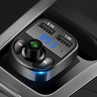Onever Usb Charger Fm Modulator Stabiele Fm-zender Bluetooth Kit Auto MP3 Speler Auto Handsfree Draadloze Lcd Auto Accessoires