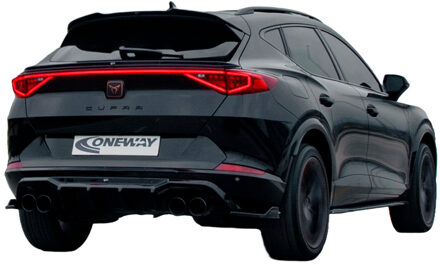 Oneway Achterbumperskirt (Diffuser) Cupra Formentor 2020-2024 - Versie 2 - Glanzend zwart OWRV21025