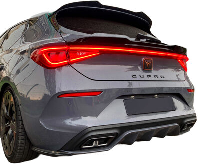 Oneway Achterbumperskirts (Hoeken) passend voor Cupra Leon HB 2020- - Glanzend zwart OWRS11013