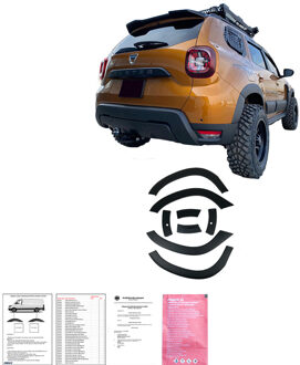 Oneway Complete bodykit passend voor Dacia Duster II 2018-2024 met Park Assist (zonder Duster marker OWBK12011