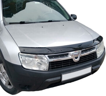 Oneway Motorkapbeschermer (steenslagcover) passend voor Dacia Duster I 2010-2017 - Glanzend zwart OWBP04018