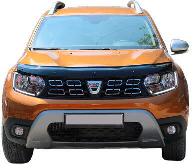 Oneway Motorkapbeschermer (steenslagcover) passend voor Dacia Duster II 2018-2024 - Glanzend zwart OWBP04019