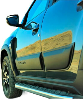 Oneway Set deurpanelen passend voor Dacia Duster II 2018-2024 - Matzwart OWBC05001