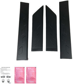 Oneway Set deurpanelen passend voor Dacia Sandero Stepway II (B52) 2012-2020 - Matzwart OWBC05003