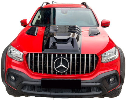 Oneway Set motorkapluchtinlaten Pick-Up 4x4 - Universeel - Matzwart OWAV17002