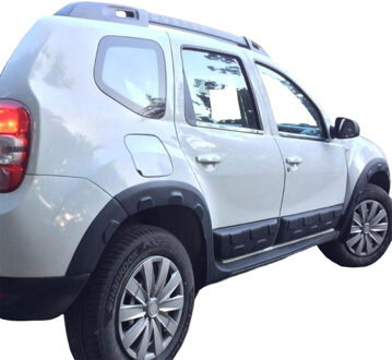 Oneway Set spatbordverbreders (Trims) passend voor Dacia Duster I 2010-2017 Off-Road - Matzwart OWWA03007