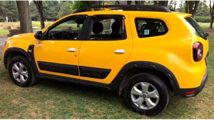 Oneway Set spatbordverbreders (Trims) passend voor Dacia Duster II 2018-2024 met Park Assist (Offroa OWWA03048