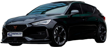 Oneway Voorspoilerlip passend voor Cupra Leon HB/ST 2020-2024 - Glanzend zwart OWFS01135