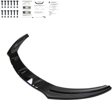 Oneway Voorspoilerlip passend voor Opel Astra J OPC/VXR 2009-2015 - Glanzend zwart OWFS01049