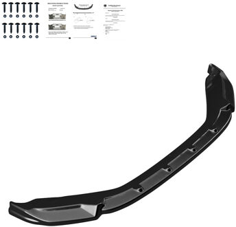 Oneway Voorspoilerlip passend voor Skoda Kodiaq I Facelift 2021-2024 - Glanzend zwart OWFS01134