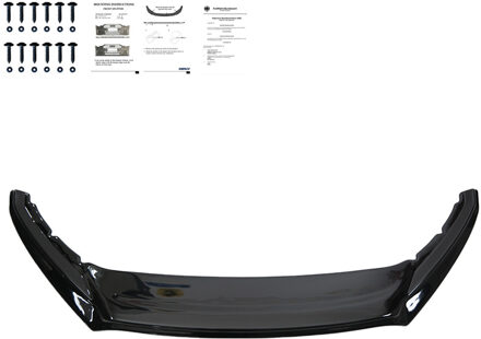 Oneway Voorspoilerlip passend voor Skoda Superb 3V HB/Kombi Facelift 2019-2023 - Glanzend zwart OWFS01091