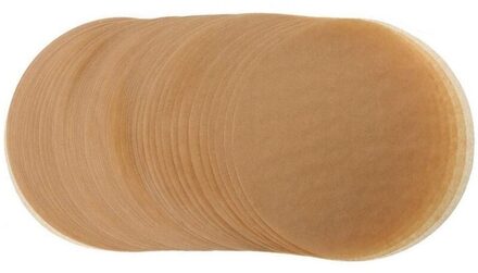 Ongebleekt Perkament Papier Cookie Bakken Lakens, 7 Inch Premium Bruine Perkament Papier Liners Voor Ronde Taart Pannen Cirkel, non-stick