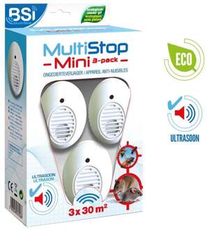 ongedierteverjager MultiStop Mini wit 3 stuks