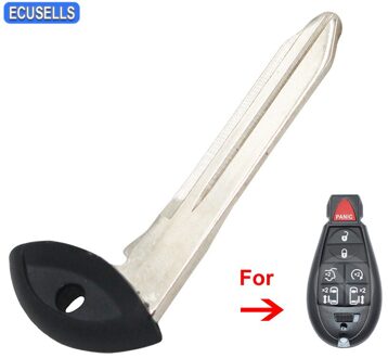 Ongesneden Blade Emergency Key Blank Fob Te Snijden Koper-Nikkel Clloy CY24 Voor Chrysler 300 Town & Country voor Dodge Voor Jeep