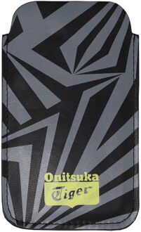 Onitsuka Tiger Bedrukt Grijs Zwart Leren iPhone 5 Etui Hoesje 113939 0900 - maat
